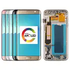 Оригинальный SUPER AMOLED 100% рабочий ЖК-дисплей для Samsung Galaxy S7 edge SM-G935 G935F ЖК-дисплей и сенсорный экран дигитайзер в сборе