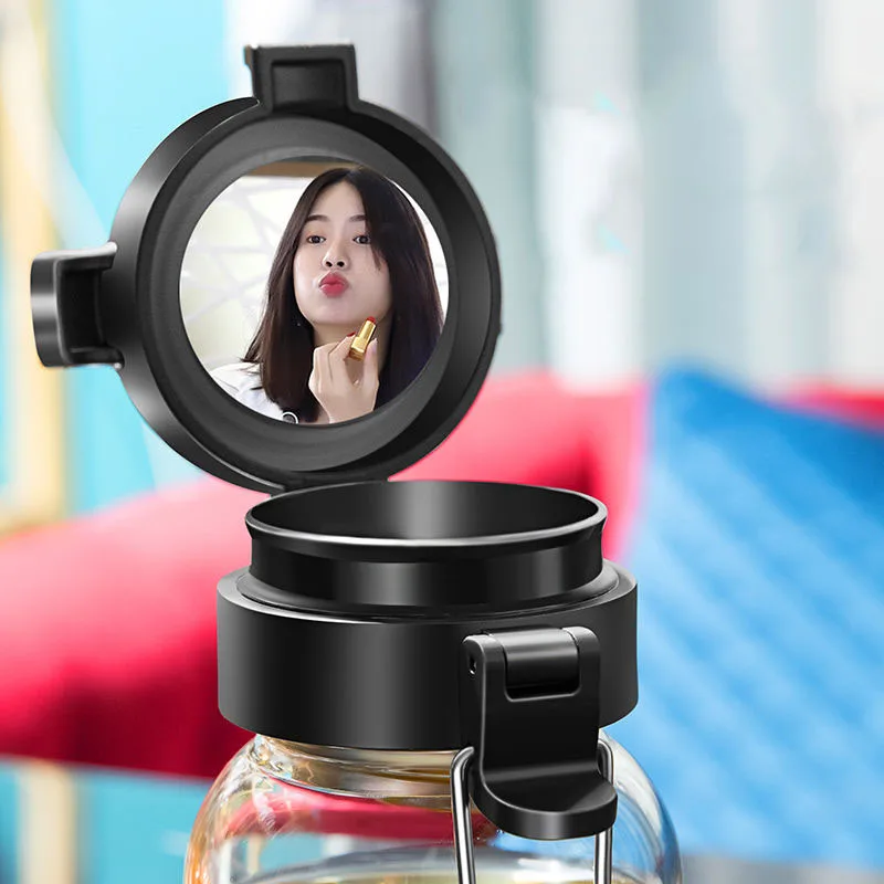 Супер емкость чашка для воды 2000 мл стеклянная креативная портативная летняя