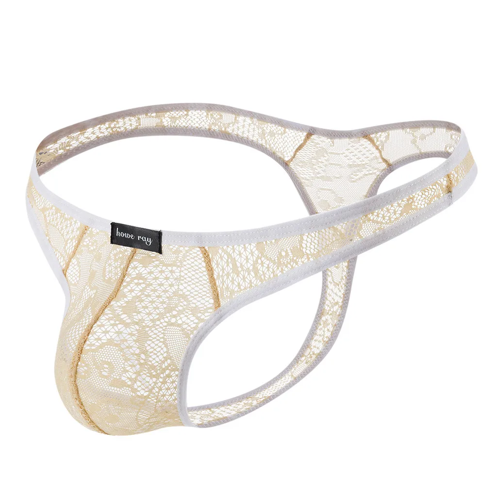 Трусы брифы мужские прозрачные пикантное нижнее белье Прозрачные шорты с