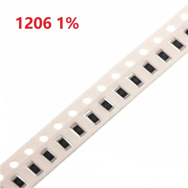 100 шт. 1206 SMD 1% 0R ~ 10 м резистор проволочного чипа 0 10R 100R 220R 330R 470R 1K 4 7 K 47 (Европа) 100K 330 470