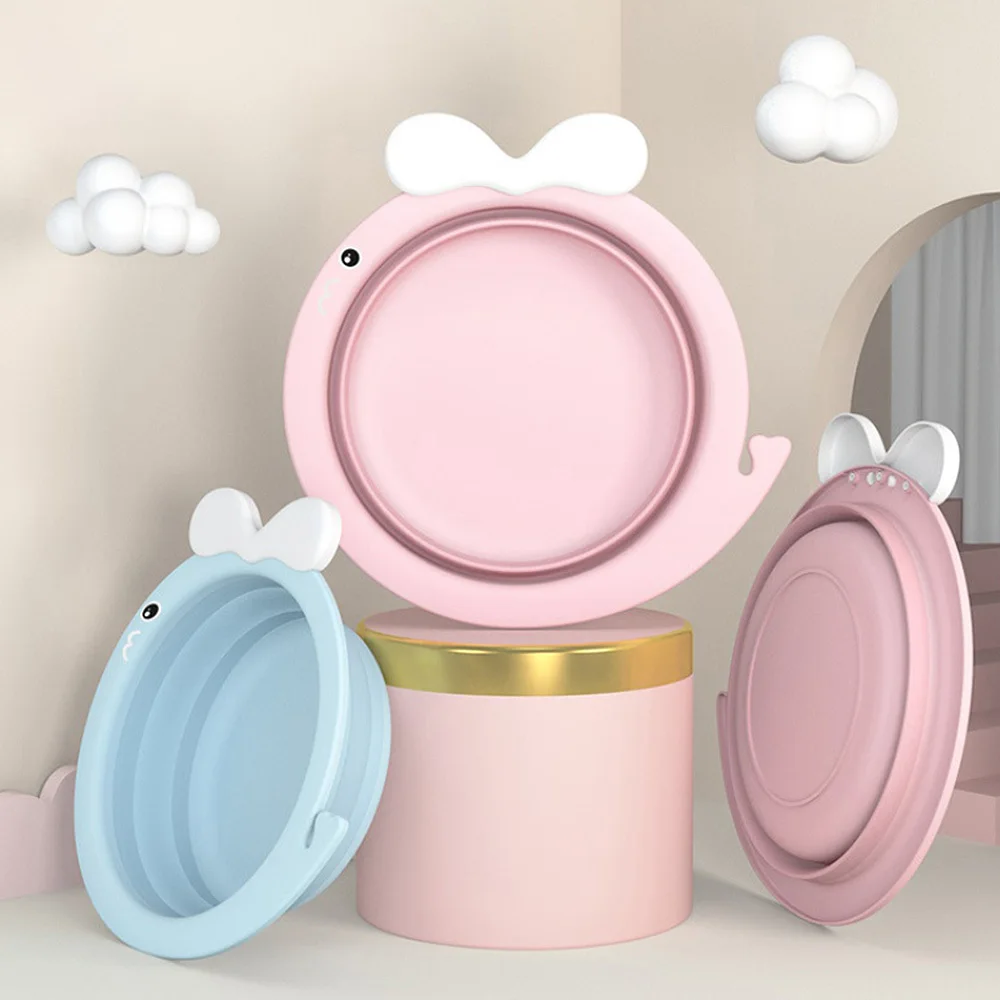 Складное ведро для умывальника путешествий портативный детский таз