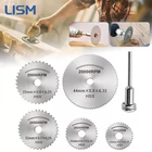 Лезвия для циркулярной пилы из быстрорежущей стали, 67 шт., диск для резки дерева, Алмазное металлическое сверло Dremel, вращающийся режущий инструмент, набор электроинструментов