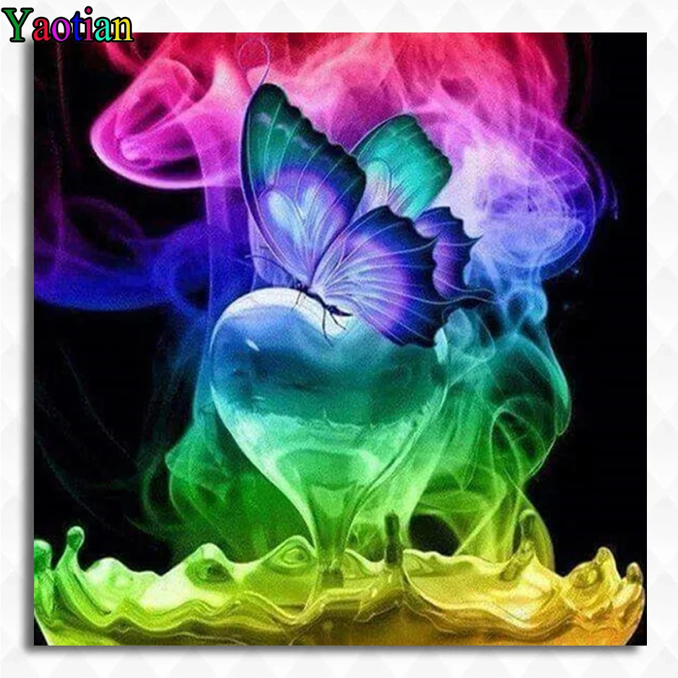 

5D DIY Diamond Painting Abstract love butterfly Diamond Embroidery Cross Stitch Kis Full Square Round Drill Mosaic Manual Gift