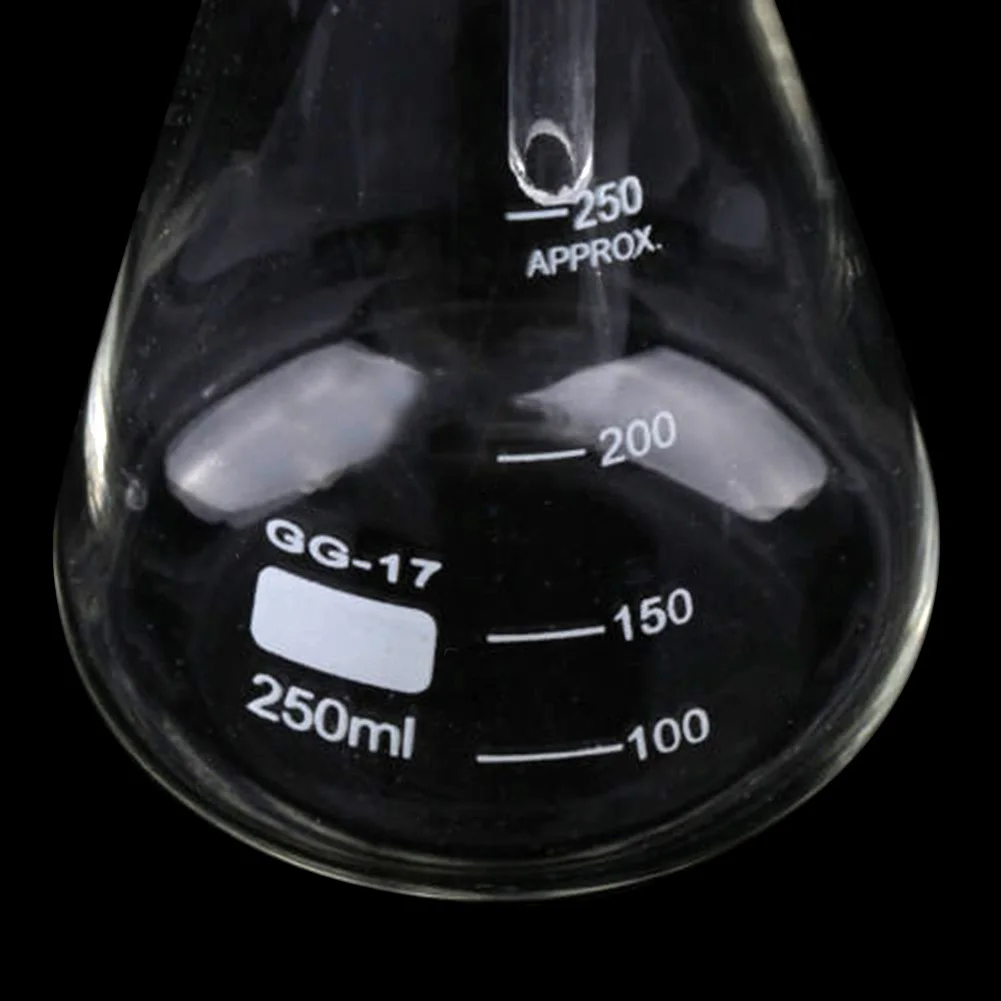 New Glass Conical Flask Separatory Funnel Stopper Lab Gas Generator Apparatus Kit like oxygen hydrogen and carbon dioxide | Канцтовары