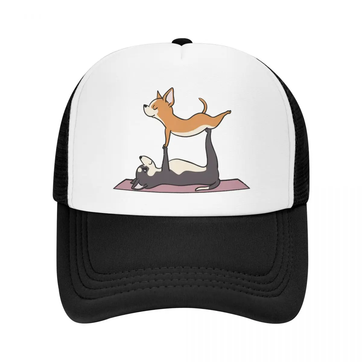 

Acroyoga Trucker Hats Chihuahua Mammals Mesh Net Baseball Cap For Male Female Hip Hop Snapback Caps
