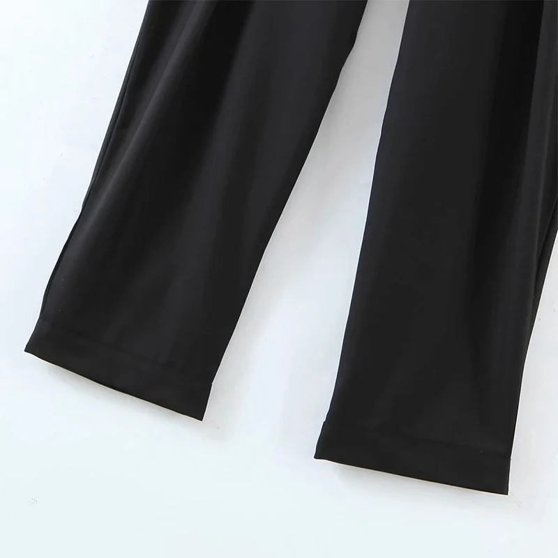 

Casual Women High Waist Straight Cargo Trousers Loose Irregular Paisley Wide Leg Ladies Pants 2021 Street Wear ins Fashion Pant