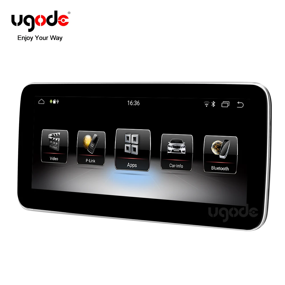 Ugode 2011 14 W204/S204 RHD Android 9 0 экран автомобильный gps навигационная мультимедийная
