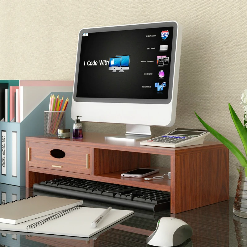 Настольный органайзер держатель компьютерный монитор повышающая стойка