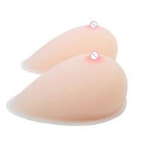1800gPair F Cup Artificial Silicone Breast Form Fake Boobs False Chest Enhancer With Bionic Skin For Drag Queen Crossdresser