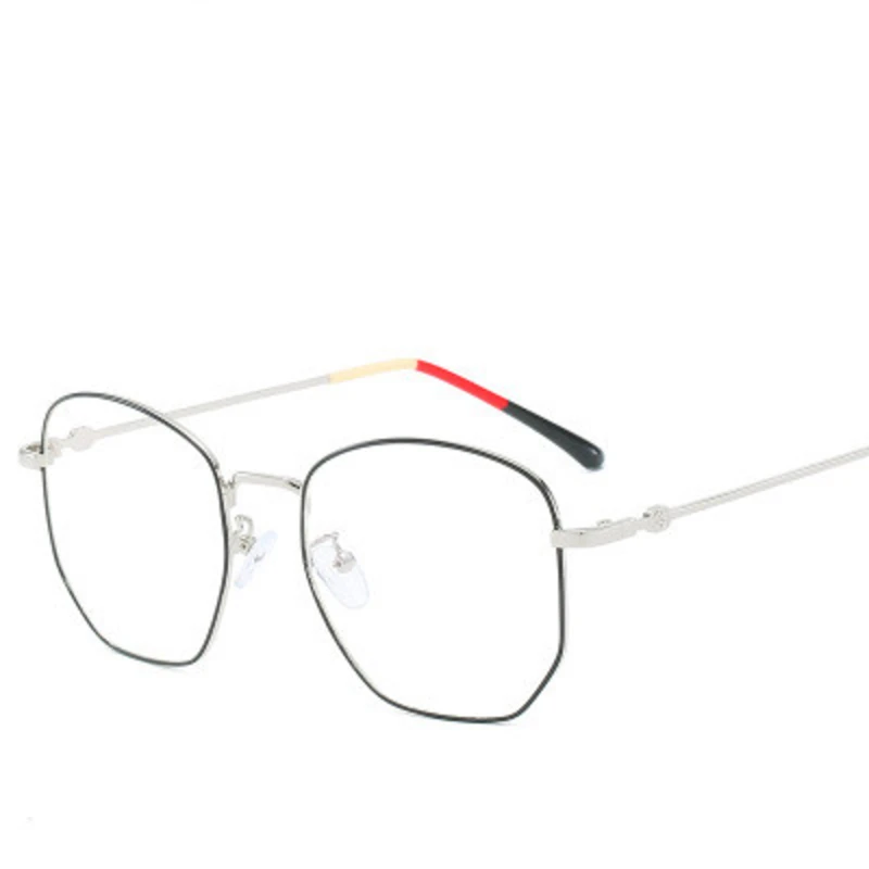 

NAUQ vintage polygon glasses frame women 2020 brand designer Anti-blue light eyeglasses Can Be Equipped with Myopia Glasses