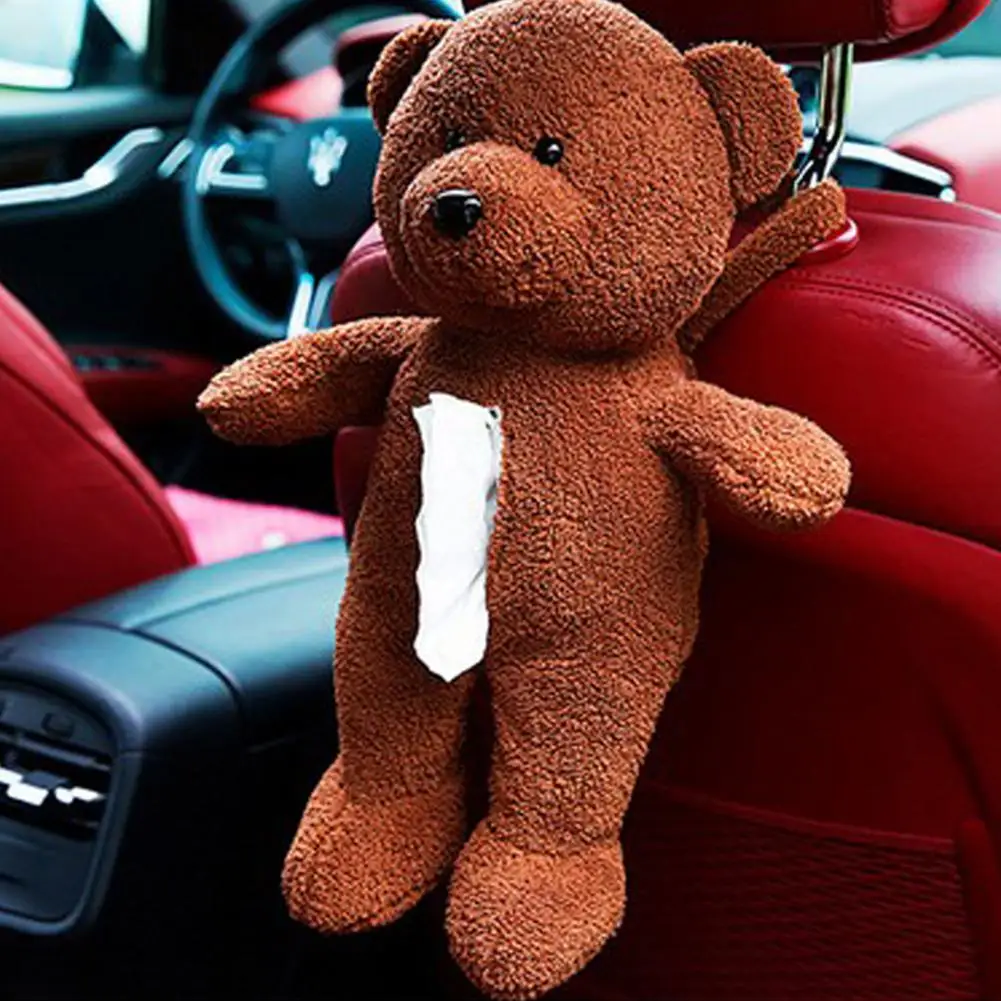 

Мультяшный коричневый медведь, коробка для салфеток, многофункциональный ящик для хранения, Домашний Настольный Декор, держатель для салфе...