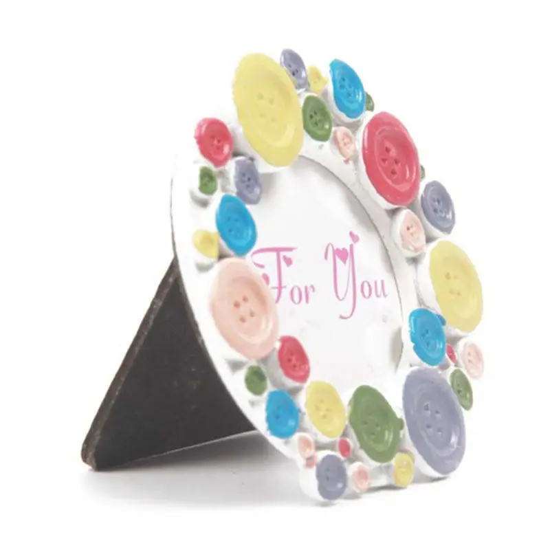 Новая креативная Милая Радужная Кнопка фоторамка для ногтей малышей полная луна