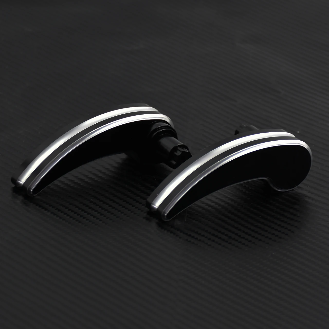 Motorcycle CNC Saddlebag Lid Lifter Black/Chrome Billet Aluminum For Harley Touring Electra Street Glide FLHR FLTRX 2014-Up | Автомобили и