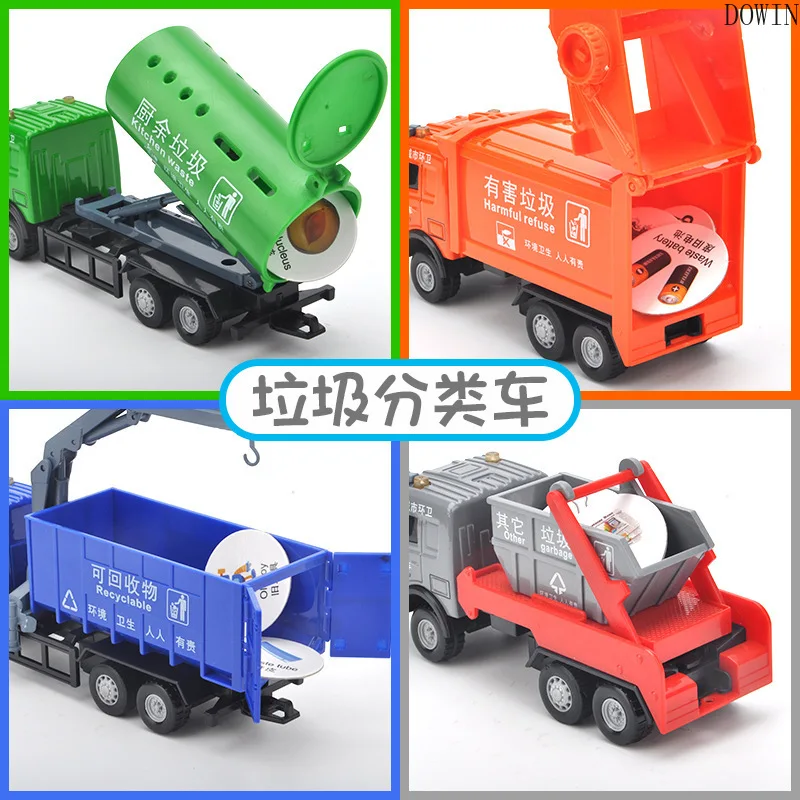 Детский грузовик мусоровоз игрушка для мальчика имитация инерции Инженерная