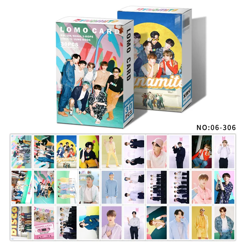 2020 Горячая K POP Bangtan Boys ЛОМО карта новый альбом динамита души 7 Фотокарта карты