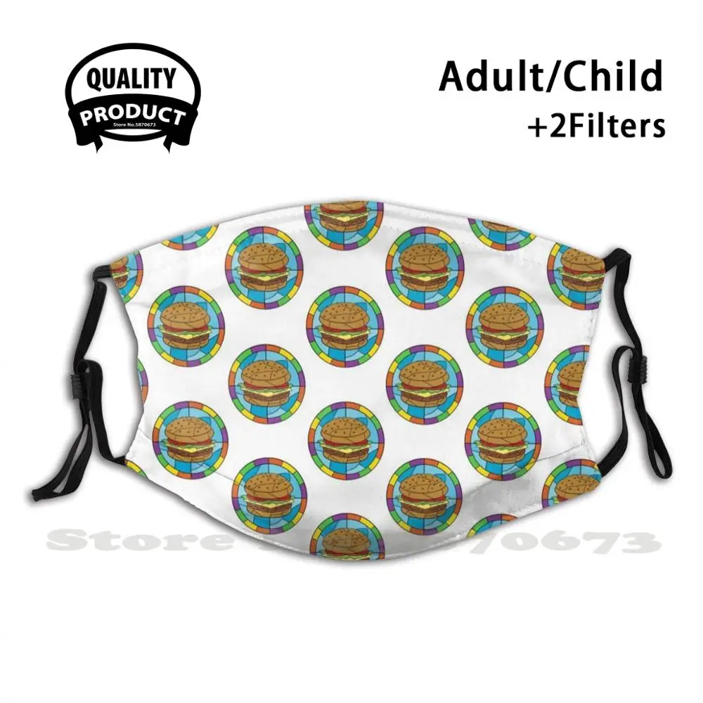 

Многоразовая маска-фильтр Bob'S в виде гамбургеров, крутые Забавные Маски, чехол для телефона, бумажник, чехол для планшета, чехол для ноутбука...