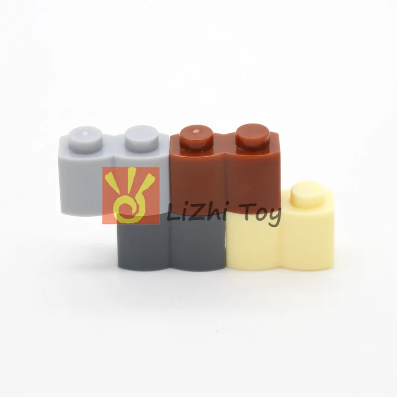 MOC кирпич 30136 модифицированный 1x2 бревна классический строительный блок игрушки