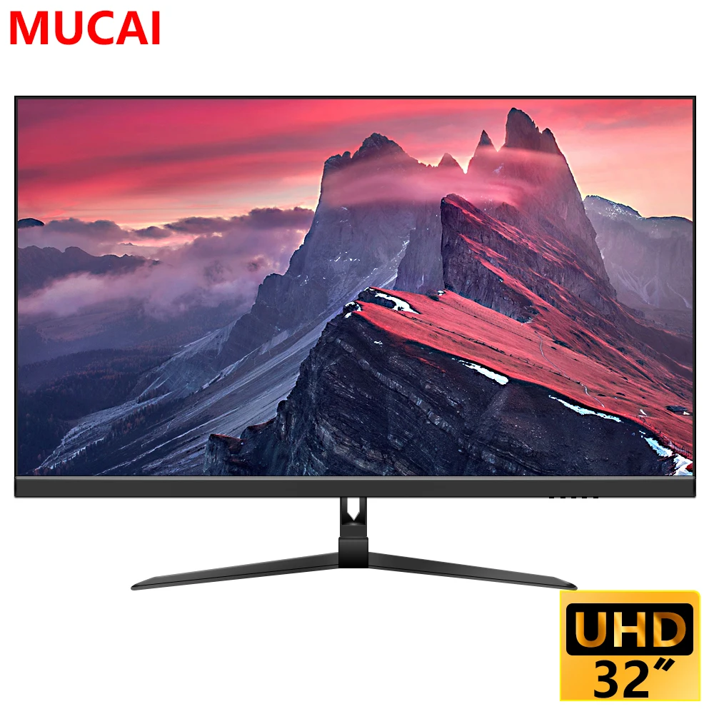 

MUCAI 32 Inch PC IPS 4K Monitor UHD LED Display 60Hz Desktop Gaming Computer Screen HDMI-compatible/DP/Audio 3840*2160