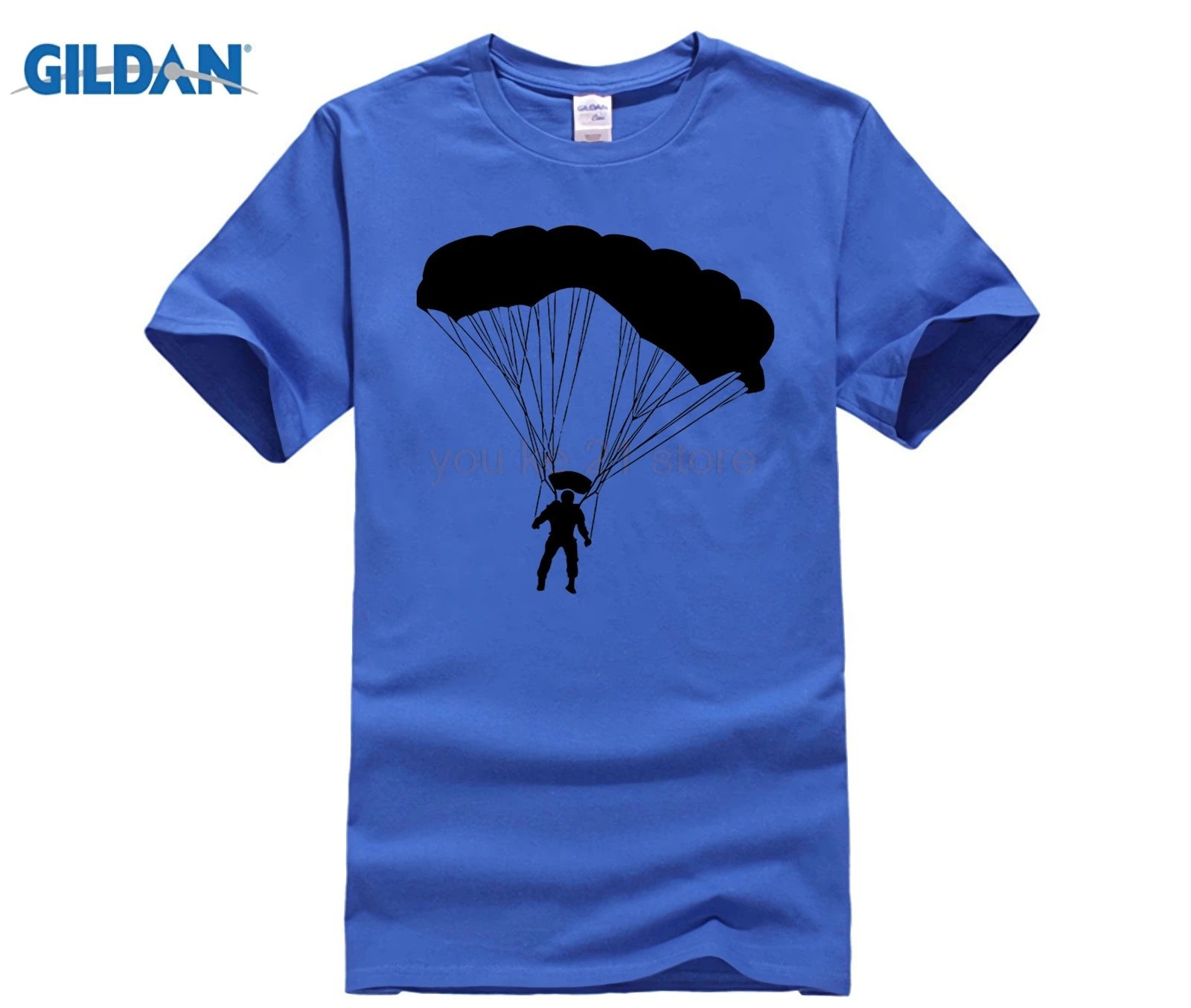 Парашютный парашютный костюм парашютист футболка Распродажа мужских хлопковых