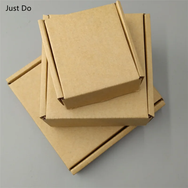 5 см 6 7 мини почтовая коробка из крафт бумаги картонные коробки гофрированной