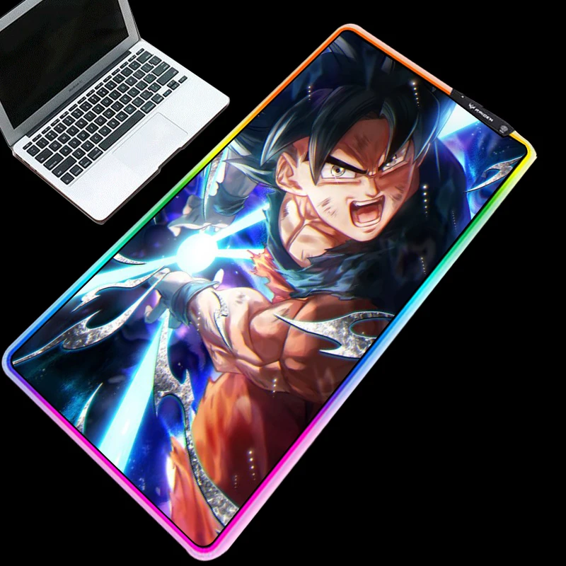 Yuzuoan аниме Dragon Ball большой игровой плеер RGB светодиодный Подсветка USB с линией