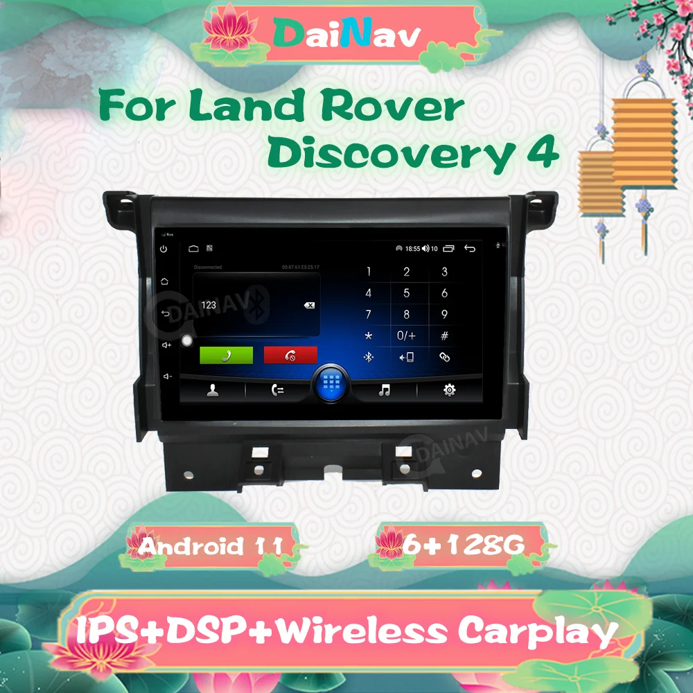 

Автомагнитола 2DIN, 128 ГБ, Android 11, для Land Rover Discovery 4