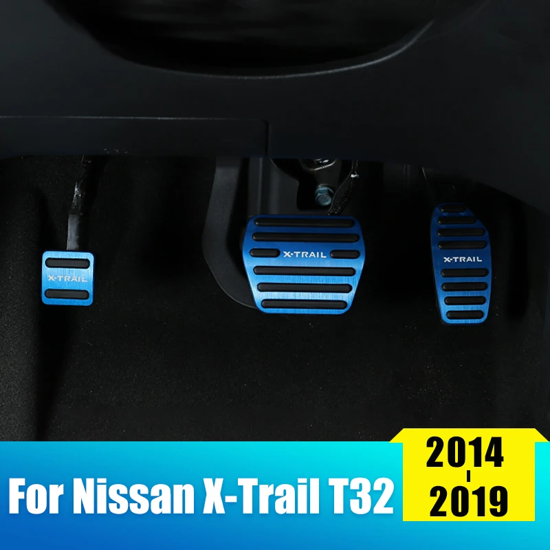Алюминиевая накладка на педаль газа тормоза для Nissan X Trail XTrail T32 2014 2019 2020