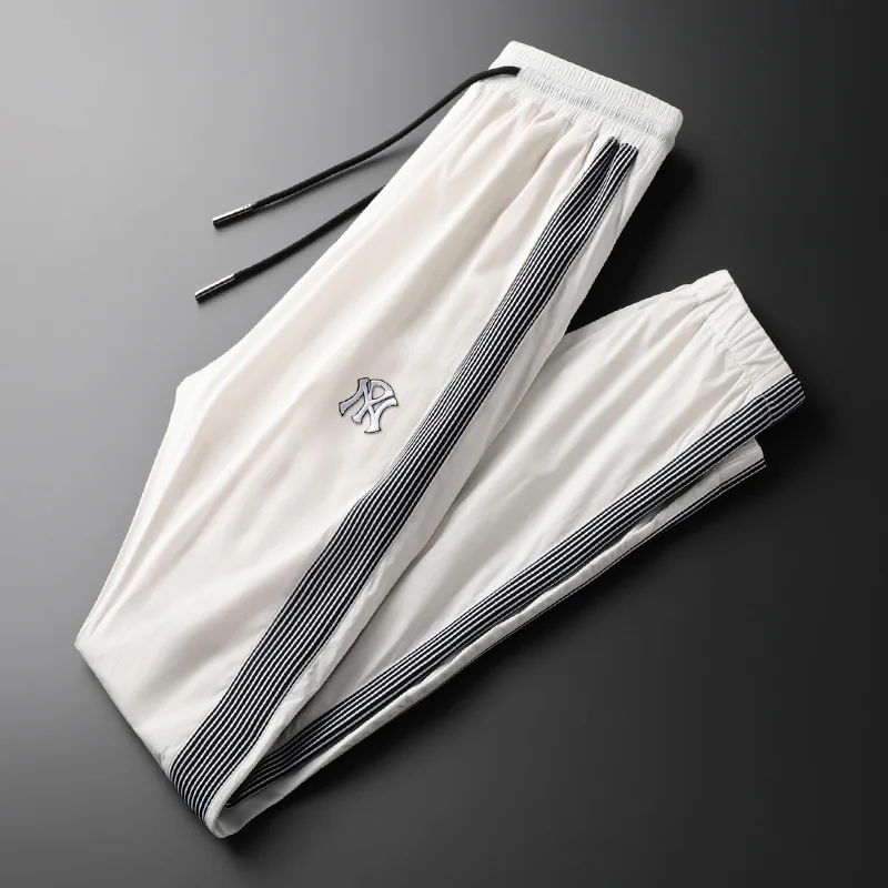 Брюки мужские сетчатые внутри повседневные штаны уличная одежда брюки-султанки