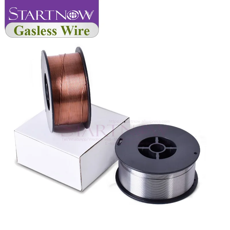 

Startnow MIG Gas-Shield Solid Wire ER50-6 ER70S-6 0.8/0.9mm 1kg Carbon Steel Material Gasless Flux Cored Welding Wire E71T-GS