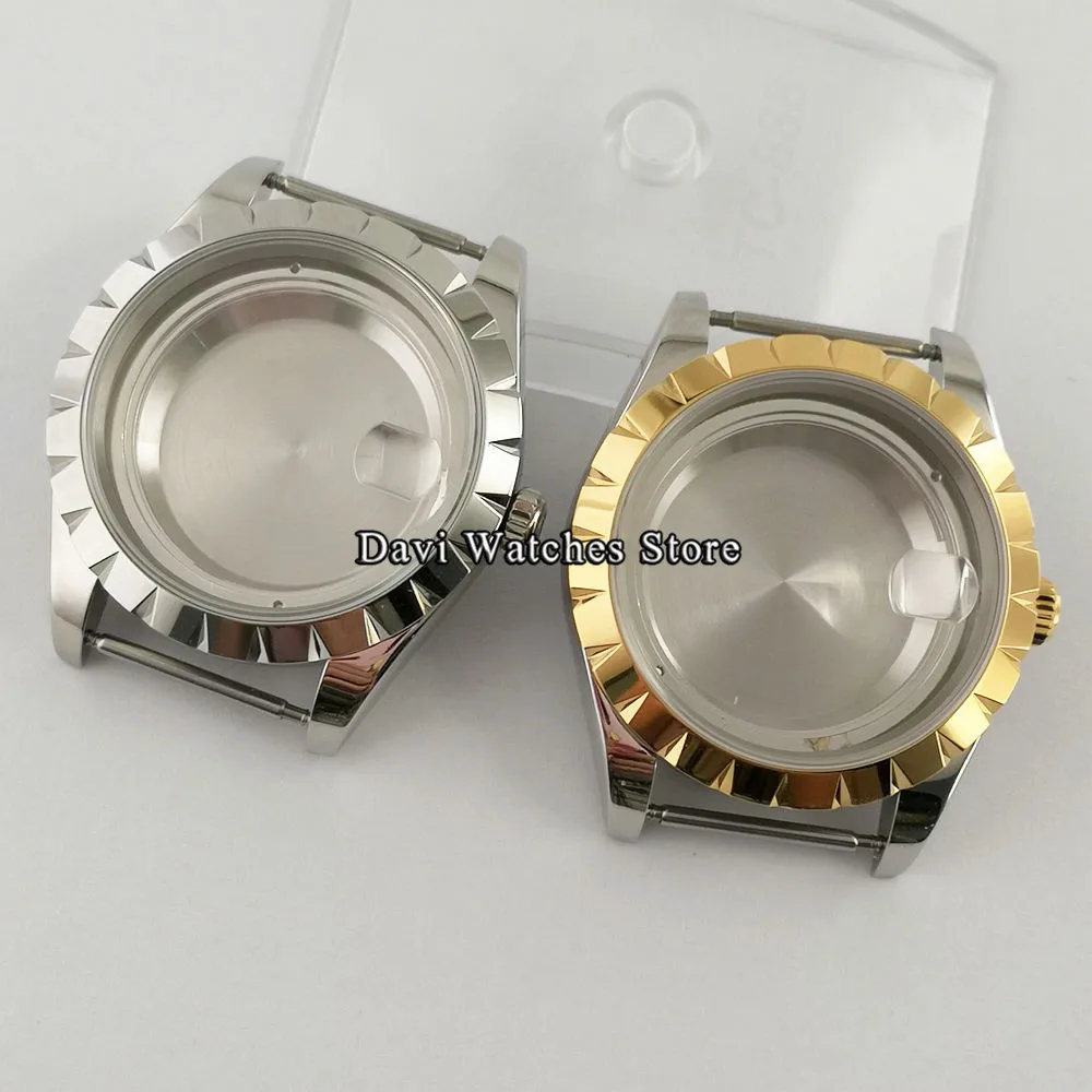 

39mm Watch Case Parnis Brand Watch Case Fit ETA 2836 miyota 8215/8205/821A Mingzhu DG2813/ 3804 movement