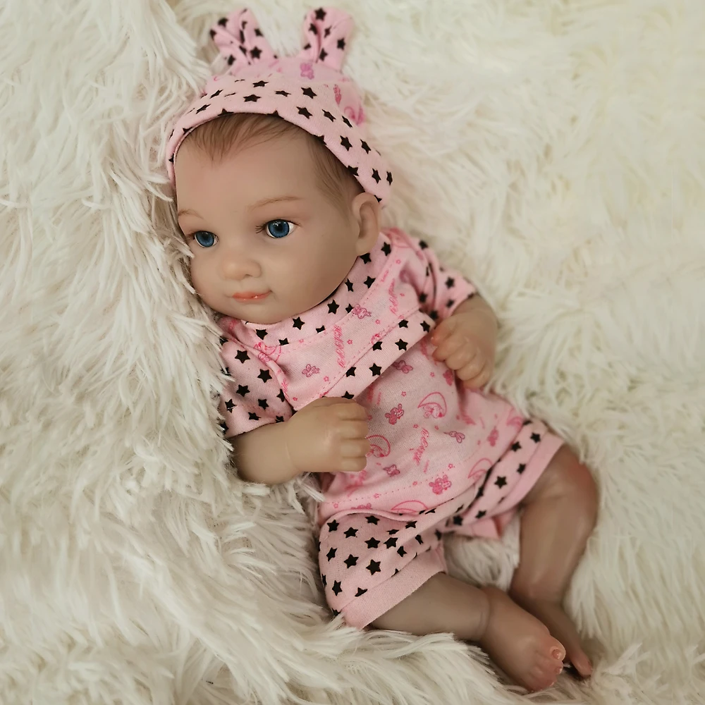 OtardDolls 1" 22 см Reborn Baby Doll Полные Силиконовые куклы мягкие игрушки для мальчиков и девочек подарок на день рождения эмалированные Детские куклы Reborn