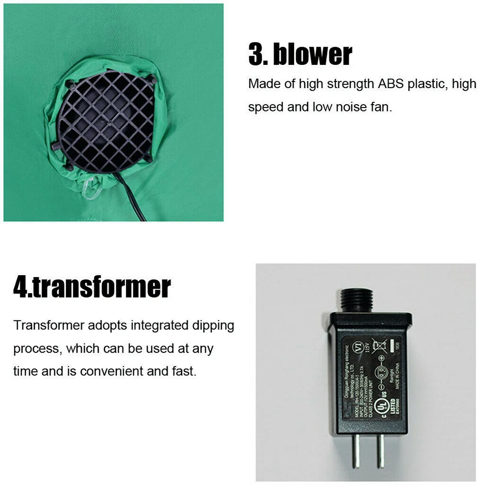 

LED Lilluminated Christmas Tree Inflatable Model Lawn Yard Outdoor Xmas Decoration L9