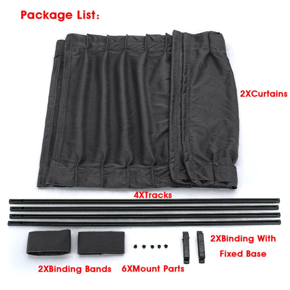 

Car Sun Shade Curtains Sun Shade Curtains UV Protection Side Mesh Cover