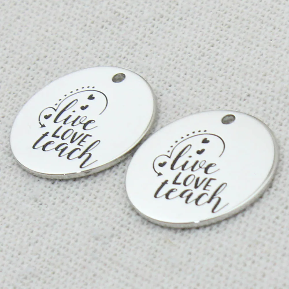 LIVE LOVE научить ожерелье ювелирные изделия Egraved подарки цепочки колье 2021 тренд