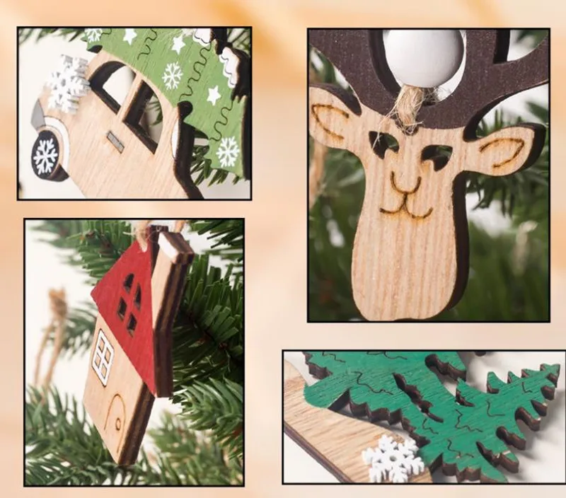 3 шт. подвесные деревянные украшения для автомобиля 2022 | Дом и сад