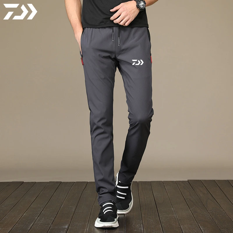 

Fishing Pants Thin Daiwa Solid Aiti-sweat Trousers Breathable Quick Dry Shimanos Fishing Clothes Mountaineering Outdoor Sport