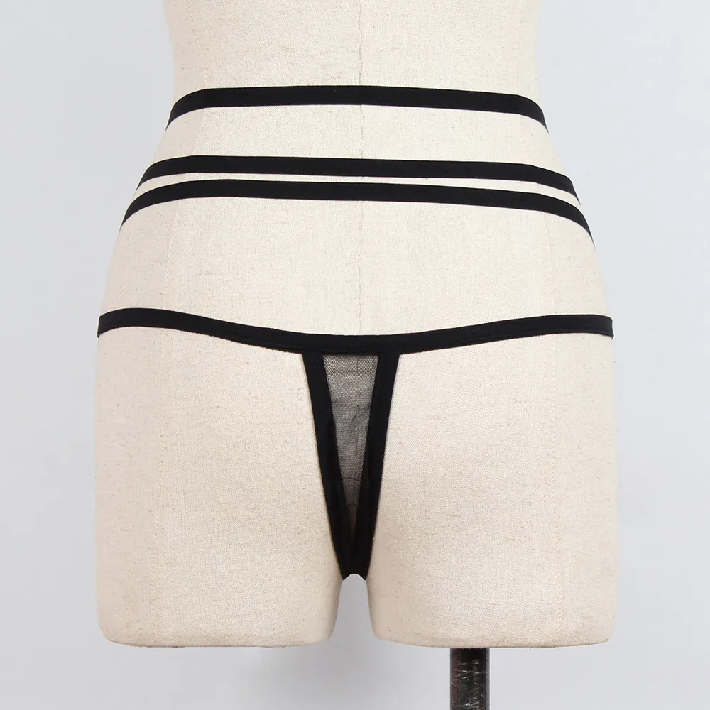 Женское сексуальное нижнее белье стринги сетчатые трусики эластичные