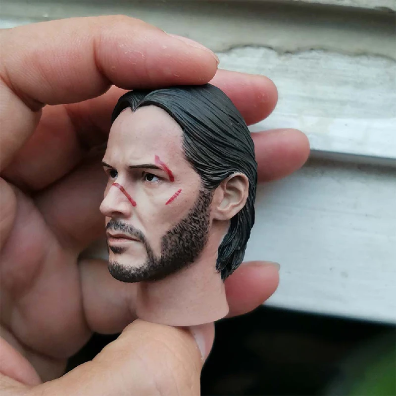1:6 масштаб ActionFigureAccessories Нормальный/поврежденный Ed 1/6 Keanu Ривз Мужская резьба по