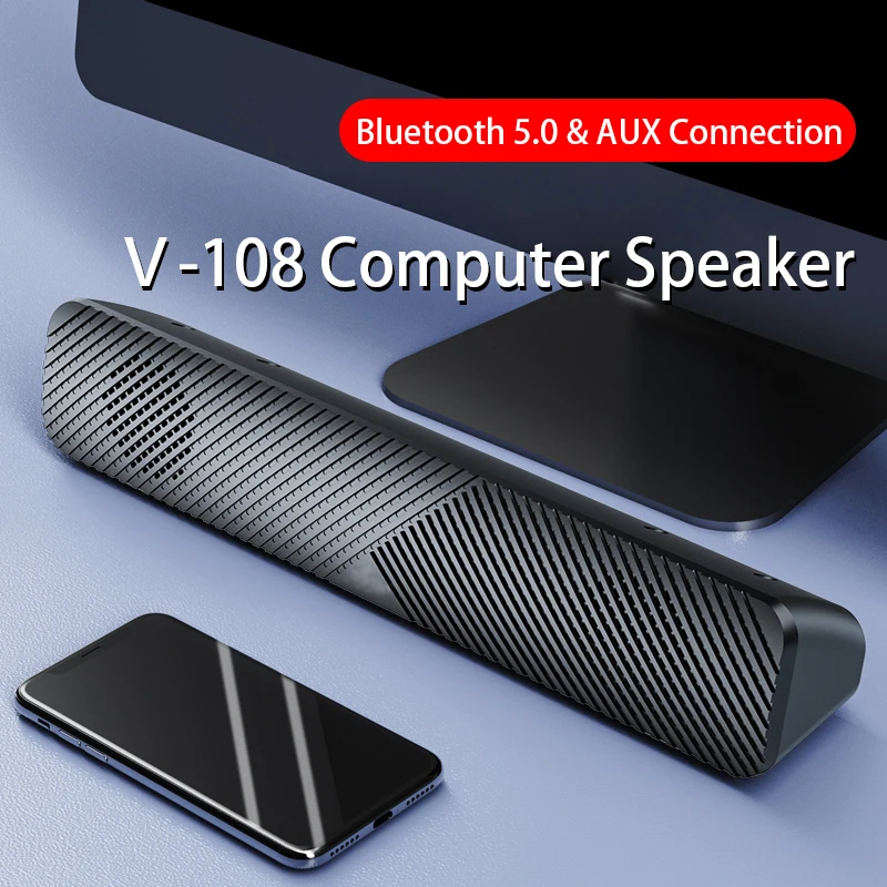 

TV Soundbar Computer Speakers Wired Wireless Bluetooth Speaker Home Theater AUX Bass Subwoofer Sound Bar Desktop barra de sonido