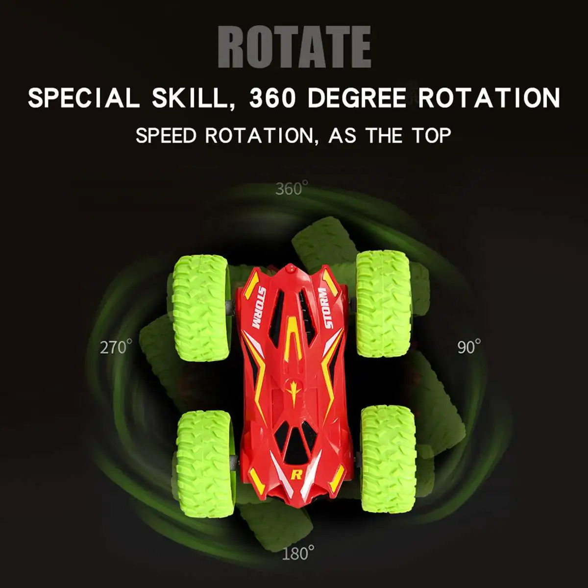 Робот RC автомобиль игрушка двухсторонний 3D флип пульт дистанционного управления автомобиль Дрифт-Buggy Crawler на батарейках трюк машина радиоуправления светодиодный автомобиль