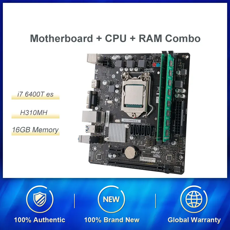 Intel I7 6400T es с материнской платой 16 ГБ ОЗУ 128 Гб комплект QHQG ES Engineering version 2.2HMZ 1151 CPU