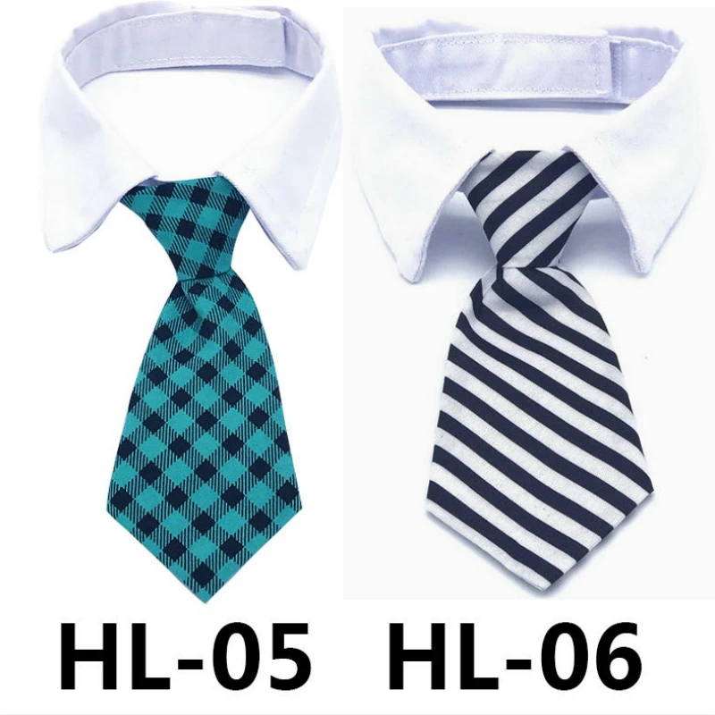 20 стилей галстук для щенка полосатый бабочка питомца забавная кошек собак