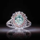 Изысканное темпераментное модное кольцо с кристаллами для женщин обручальное свадебное роскошное ювелирное изделие