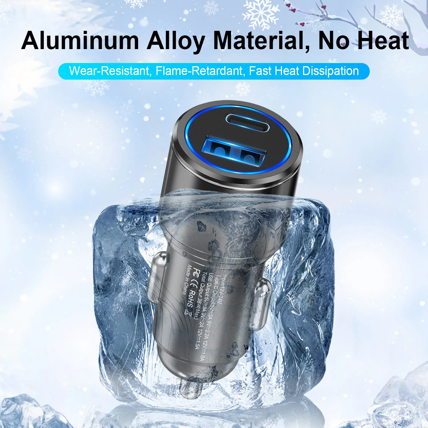 6a usb car charger for iphone 13 12 pro max quick charge pd 20w fast charging for xiaomi auto type c qc3 0 mobile phone charge free global shipping