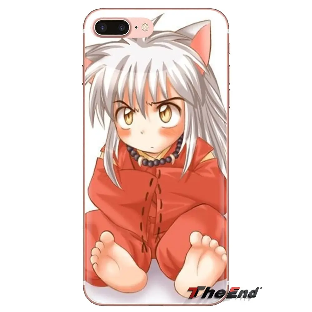 Inuyasha Transparent Soft Cases Covers For Sony Xperia Z Z1 Z2 Z3 Z5 compact M2 M4 M5 C4 E3 T3 XA Huawei Mate 7 8 Y3II |