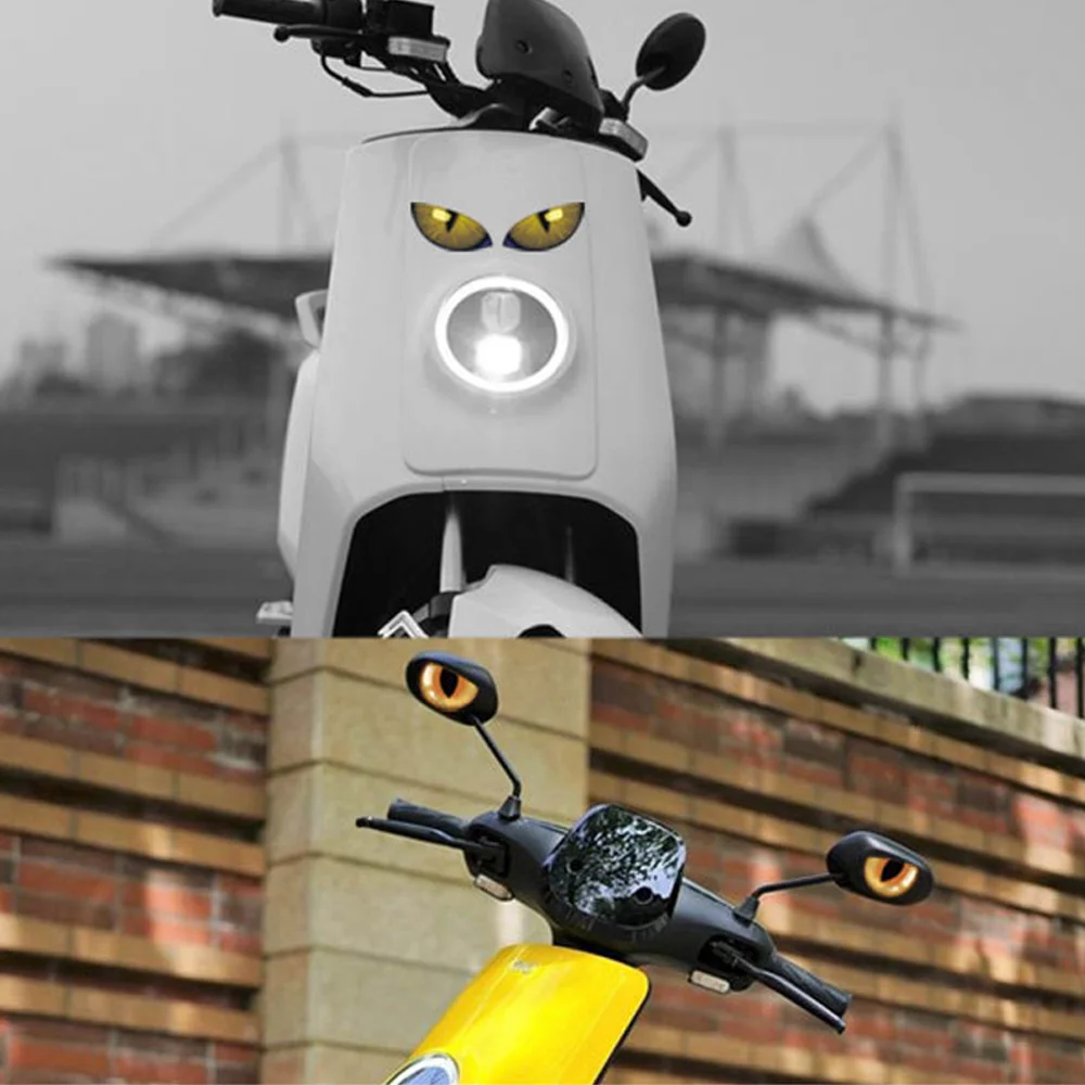 1 шт. креативная наклейка кошачий глаз самоклеящаяся для декора автомобиля