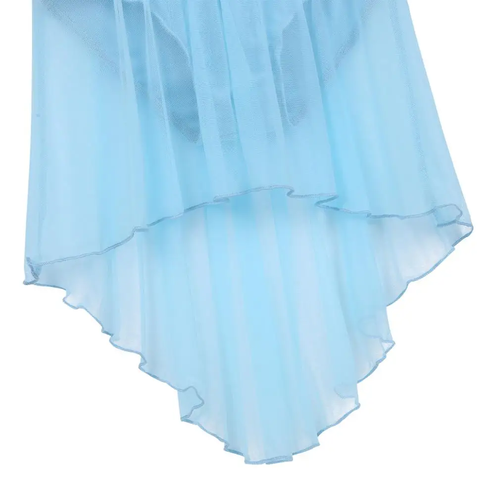 Детский комплект из двух предметов для девочек сетчатая одежда балета танцев