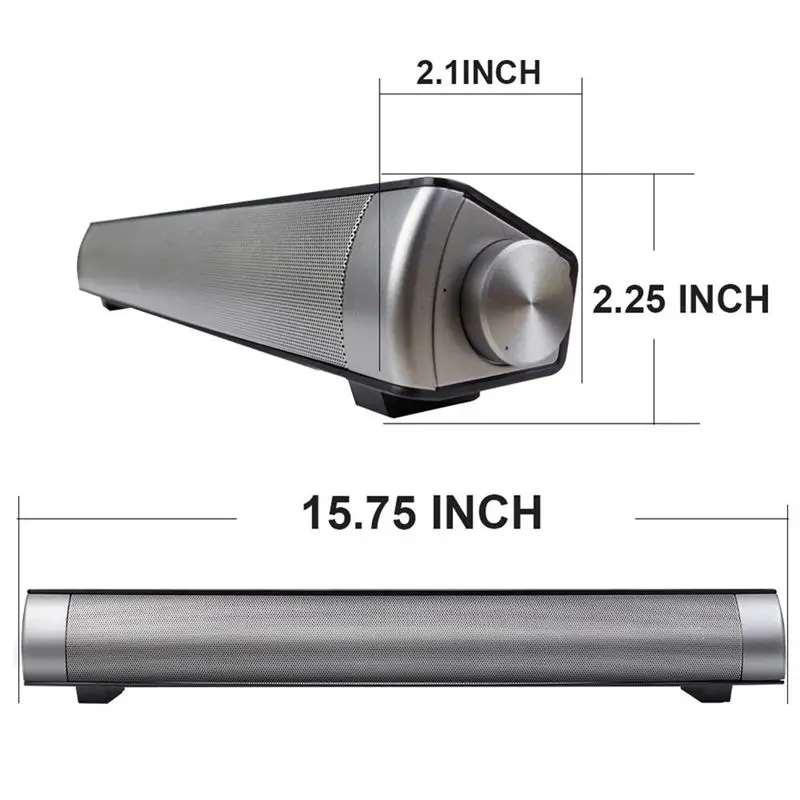 Модный сильный супер бас звук бар ТВ Беспроводной Bluetooth динамик домашний театр