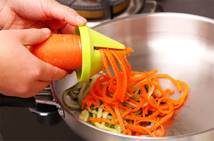 Прямая продажа кухонный Многофункциональный резак для проволоки креативный спиральный роторная терка