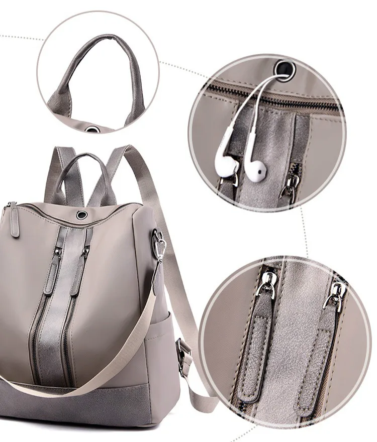 Женский рюкзак с защитой от кражи модная Водонепроницаемая школьная сумка из